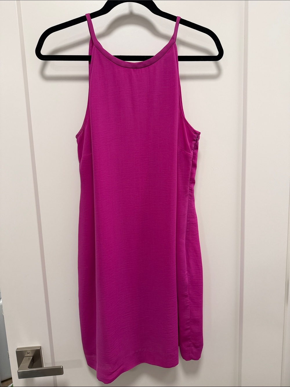 Banana Republic Magenta Halter Mini Dress